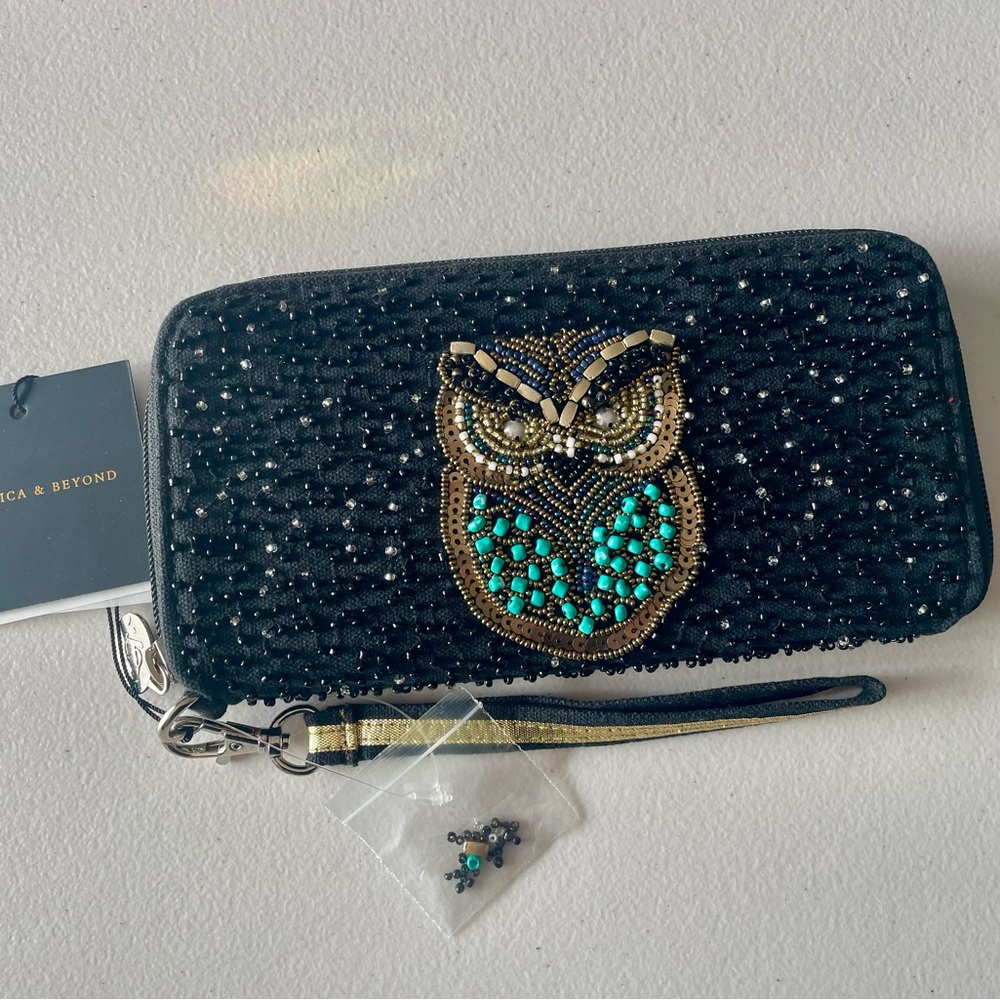 America & Beyond Embellished Wallet